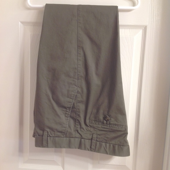 Men's Dockers - Flat Front, Straight, Olive Green - Picture 2 of 6